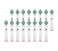 KOMA NK14 - Sada 16 náhradných hlavíc kompatibilných so zubnými kefkami Braun Oral-B 3D White