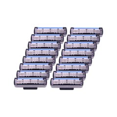 KOMA M3 - Sada 16ks holících břitů kompatibilních s Gillette Mach 3 + DÁREK Gel na holení