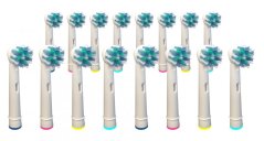 KOMA Sada 16 ks náhradních certifikovaných hlavic NK01 ke kartáčkům Braun Oral B Cross Action
