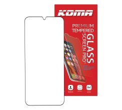 KOMA Gehärtetes Glas Full Cover für Samsung S21, 3D-Rundung, Härte 9H