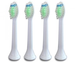KOMA NK05 - Zertifizierte Ersatzköpfe für Philips Sonicare OPTIMAL WHITE HX6064, 4 Stück