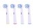 KOMA NK11 - Zertifizierte Ersatzköpfe für Braun Oral-B Sensi Ultrathin EB60A, 4 Stück