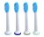 KOMA Certifikované náhradní hlavice NK04 ke kartáčkům Philips Sonicare SENSITIVE HX614X, 4ks