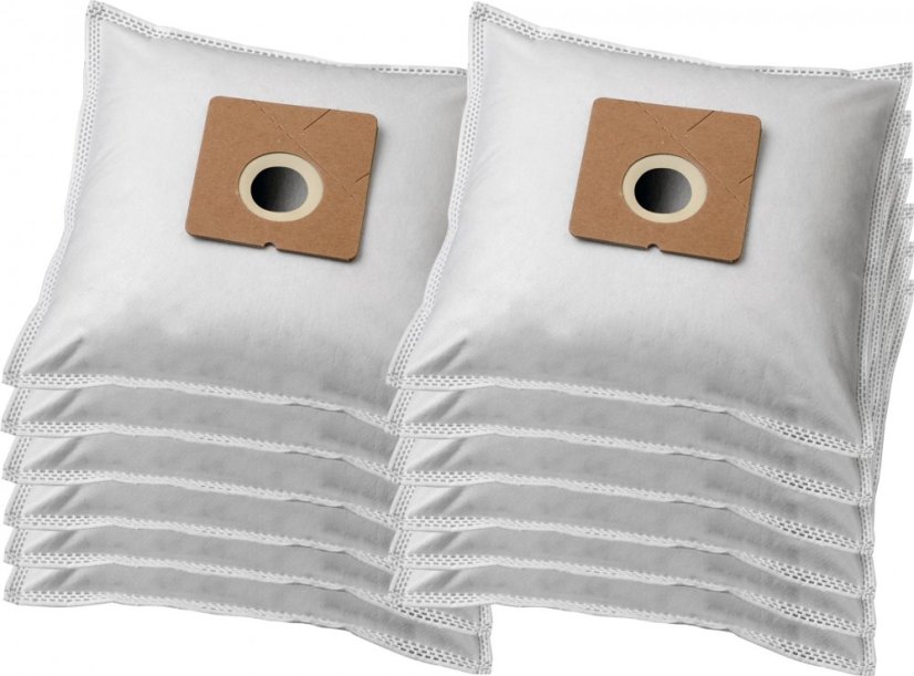 KOMA ET19S - Set mit 12 Stück Staubsaugerbeuteln für ETA Domino 1419 Staubsauger