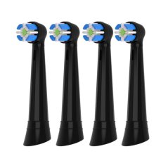 KOMA NK20 - Náhradní hlavice kompatibilní s Braun Oral-B iO Ultimate Clean, černé, 4ks