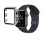 Ochranný kryt s tvrdeným sklom pre Apple Watch 38 mm (Series 1,2,3), priehľadný