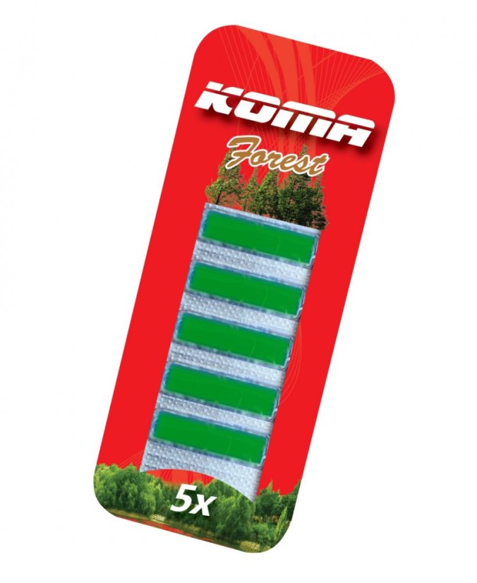 KOMA OSV8 - Vôňa do vysávača KOMA FOREST, 5ks v balenie