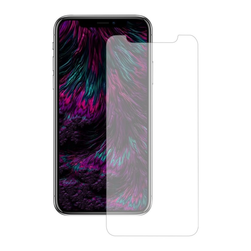 KOMA Ochranné tvrzené sklo pro iPhone 12 Mini, zaoblení 2.5 D, tvrdost 9H