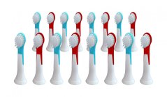KOMA NK03 - Súprava 16 ks náhradných certifikovaných hlavíc ku kefkám Philips Sonicare FOR KIDS HX6034