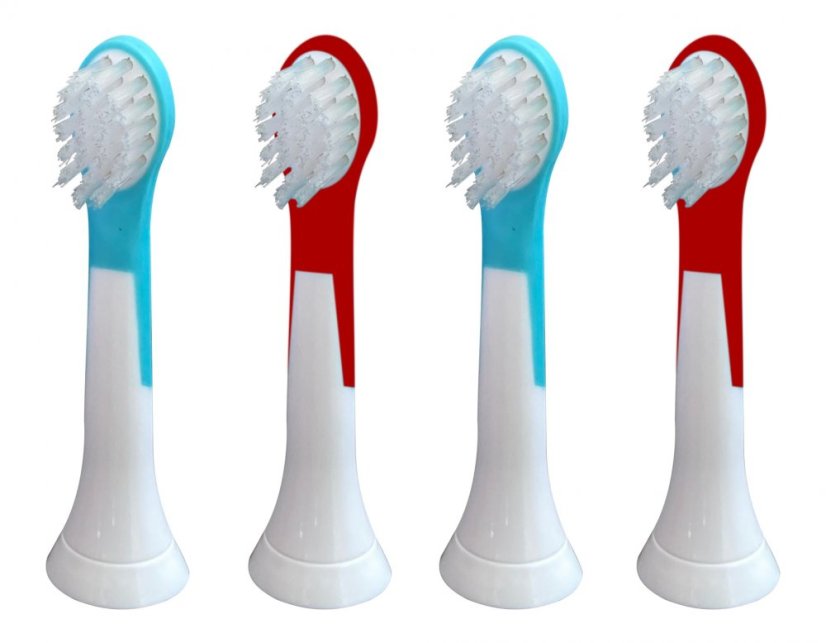 KOMA NK03 - Certifikované náhradné hlavice ku kefkám Philips Sonicare FOR KIDS HX6034, 4ks