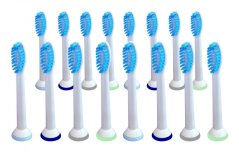 KOMA NK04 - Set mit 16 zertifizierten Ersatzköpfen für Philips Sonicare Sensitive HX614X Zahnbürsten