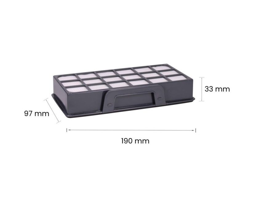 KOMA HFRW9 - Filterset für Staubsauger Rowenta X-Trem Power Cyclonic (ZR006001)