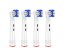 KOMA NK15 - Náhradné hlavice kompatibilné so zubnými kefkami Braun Oral-B Precision Clean, 4ks
