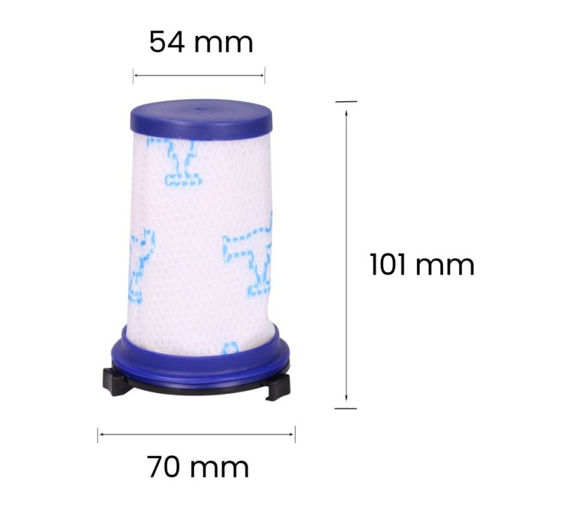 KOMA HFRW10 - Filter für Staubsauger Rowenta Air Force 360, X-Pert 260 Essential (ZR009001)