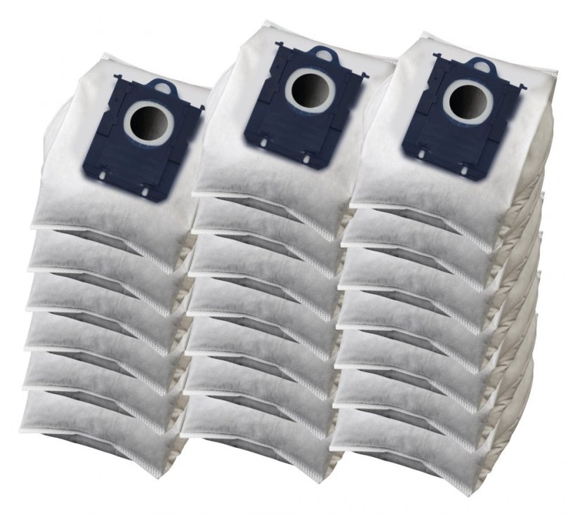 KOMA SB03PL - Sada 20ks vreciek do vysávačov AEG, Electrolux, Philips - kompatibilné s vreckami typu S-BAG Flexi