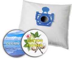 KOMA ZE01PL - Set von 16 Aromabeuteln mit Meeres- und Baumwollblütenduft für Staubsauger Zelmer Cobra, Flip, Furio