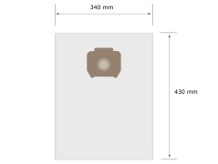 KOMA PSS12 - Beutel für Industriestaubsauger Cleanfix S10, S12, 10 Stück im Pack