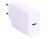 KOMA Napájecí USB-C adaptér 20W pro Apple iPhone / iPad, rychlonabíjecí, bílý