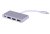 KOMA USB-C Hub 4in1, Mehrfachanschluss, 2x USB-A 2.0, 1x USB-A 3.0, 1x USB-C