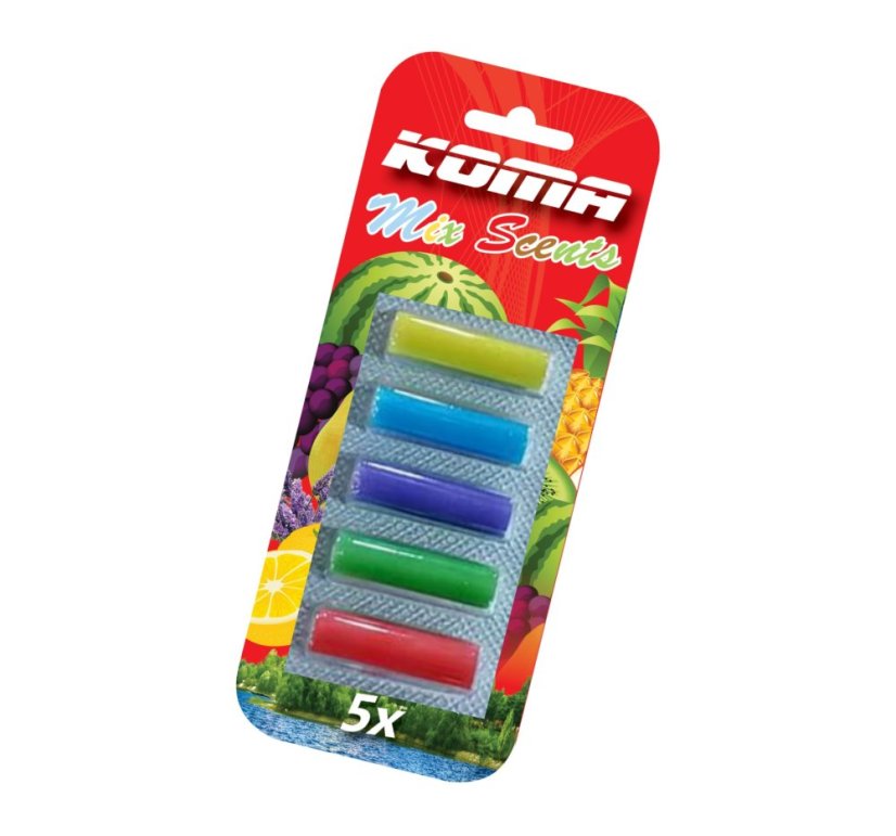 KOMA OSV9 - Vôňa do vysávača KOMA MIX, 5ks v balenie