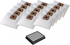 KOMA ZE01S - Sada príslušenstva pre vysávače Zelmer, Cobra, Flip, Furio, 15 vreciek, 1 Hepa filter