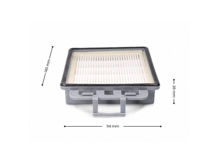 KOMA HFET14 – Filter do vysávača kompatibilný s modelmi ETA Adagio 0511, 1511, 2511, 3511, 1 ks