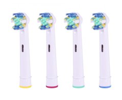KOMA NK10 - Certifikované náhradní hlavice ke kartáčkům Braun Oral-B Floss Action EB25A, 4ks