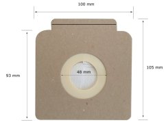 KOMA NT15 - Sáčky do průmyslových vysavačů Kärcher T10/1, T12/1, T15/1, 10ks v balení