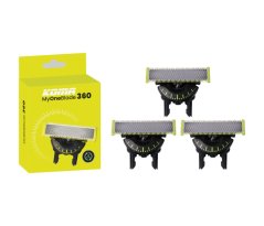 KOMA MOB360 - Náhradné čepele kompatibilné s Philips OneBlade 360, 3ks
