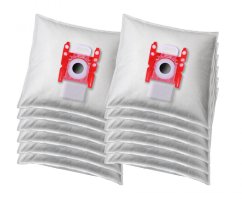 KOMA BS67G - Sada 12ks vreciek do vysávača Bosch Typ G ALL, textilný, s plastovým čelom