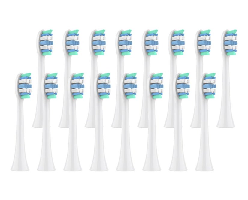 KOMA NK12 - Sada 16 náhradných hlavíc kompatibilných s Philips Sonicare Optimal Gum Care HX9034