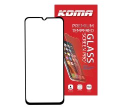 KOMA Gehärtetes Glas Full Cover für Samsung A13, 3D-Rundung, Härte 9H