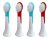 KOMA Certifikované náhradní hlavice NK03 ke kartáčkům Philips Sonicare FOR KIDS HX6034, 4ks