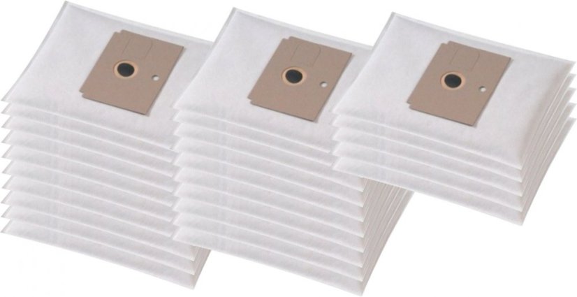 KOMA RW06S - Set mit 25 Stück Staubsaugerbeuteln für Rowenta Dymbo Staubsauger