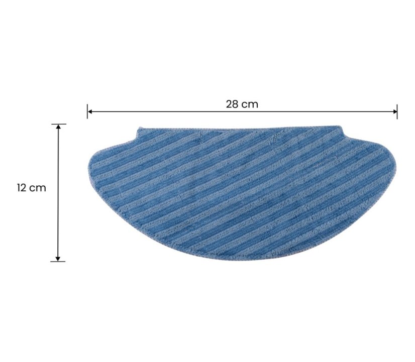 KOMA MT01 - Mop-Set kompatibel mit ETA 1512 Fido, 1226 Felix, Rowenta, Tefal, 2 Stück im Pack