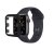 Ochranný kryt s tvrdeným sklom pre Apple Watch 40 mm (Series 4, 5, 6, SE), čierny