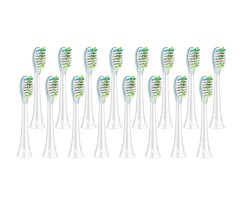 KOMA NK17 - sada 16 náhradných hlavíc kompatibilných so zubnými kefkami Philips Sonicare Plaque Defense HX9044