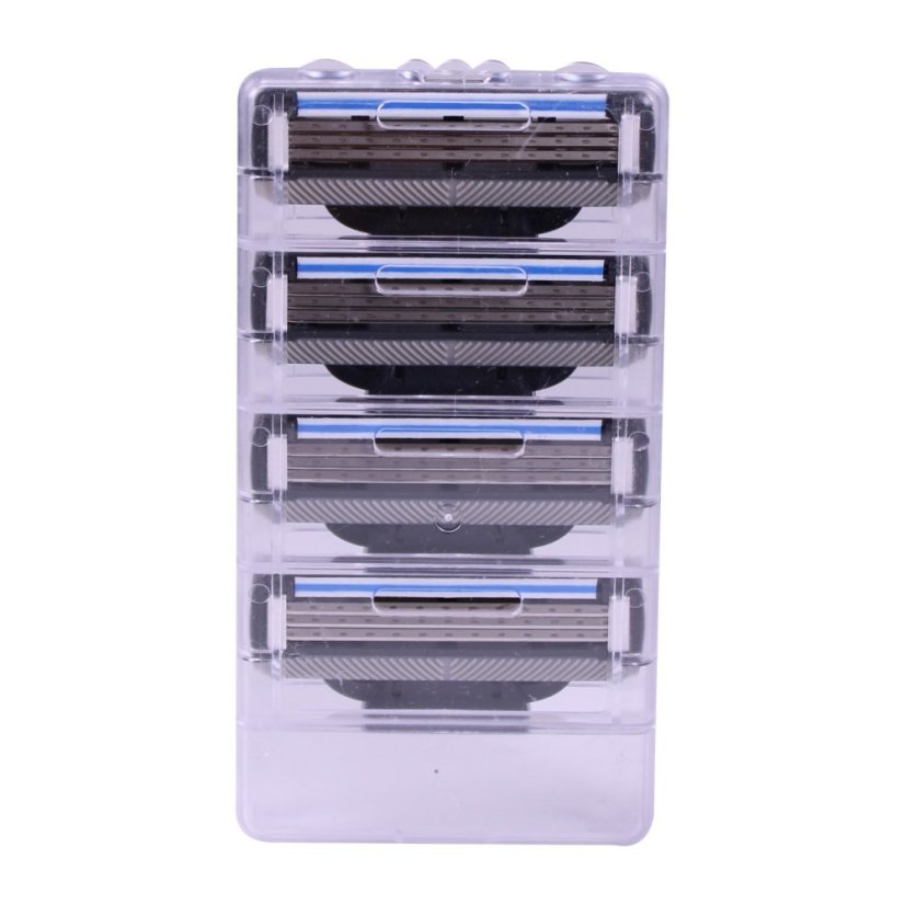 KOMA M3 - Náhradné čepele kompatibilné s holiacimi strojčekmi Gillette Mach 3, 4ks v balenie