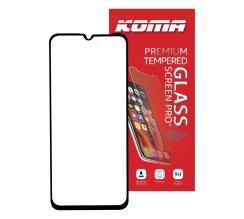 KOMA Gehärtetes Glas Full Cover für Samsung M23 5G, 3D-Rundung, Härte 9H