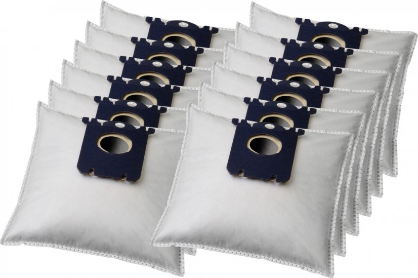 KOMA SB01S - Sada 12ks vreciek do vysávačov Electrolux, AEG, kompatibilné s vreckami typu S-BAG