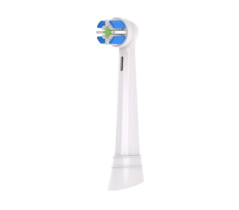 KOMA NK19 - Ersatzköpfe kompatibel mit Braun Oral-B iO Ultimate Clean, weiß, 4 St.