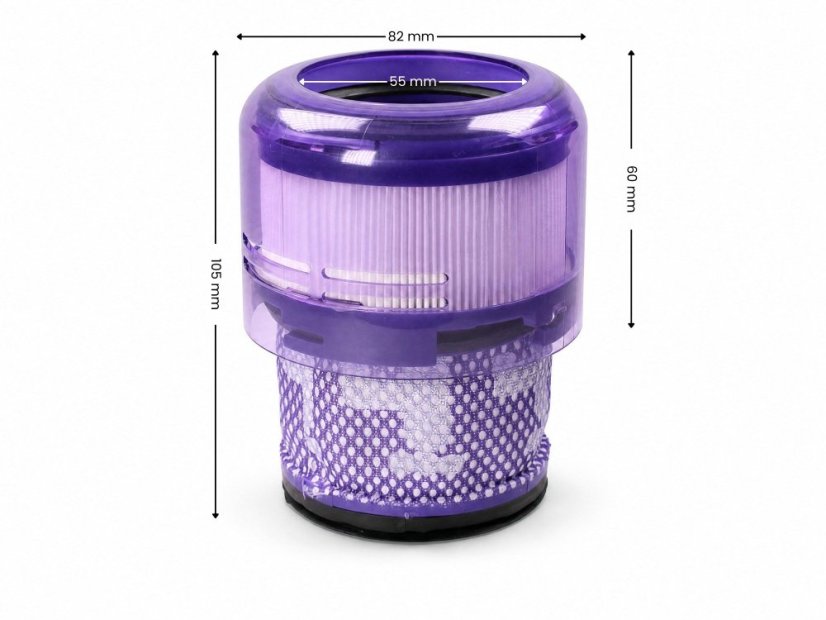 KOMA DYS19 – Filter do vysávača kompatibilný s modelom Dyson Omni Glide SV19, 1 ks
