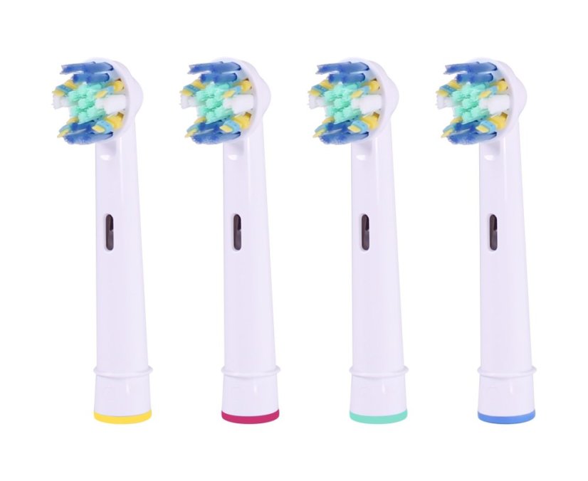 KOMA NK10 - Sada 16 náhradných hlavíc kompatibilných s Braun Oral-B Floss Action EB25A