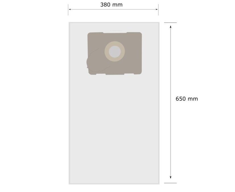 KOMA PS0320 - Vrecká do priemyselných vysávačov KRÄNZLE Ventos 20, Ventos 30 E/L
