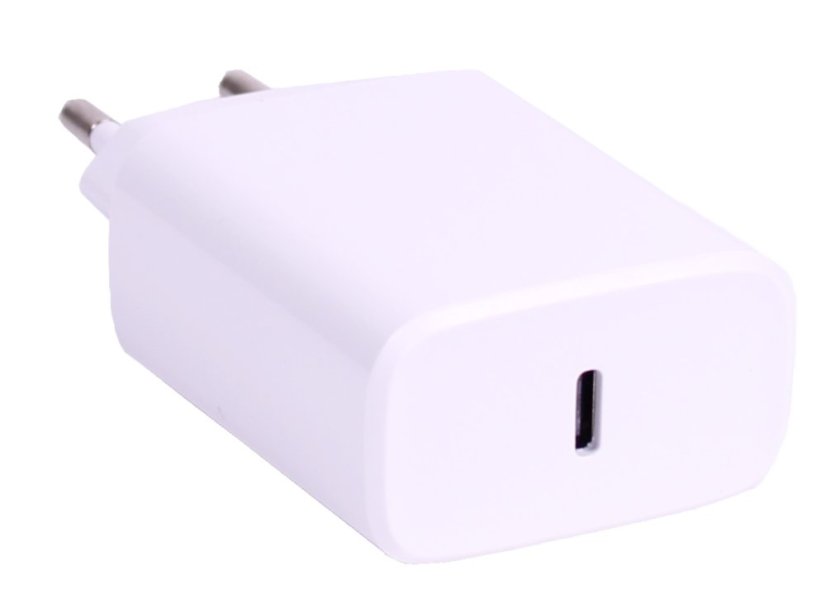 KOMA USB3 - USB-C Power Adapter 20W für Apple iPhone / iPad, Schnellladung, weiß