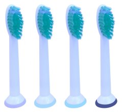 KOMA NK02 - Zertifizierte Ersatzköpfe für Philips Sonicare Pro Results HX6014 Zahnbürsten, 4 Stk.
