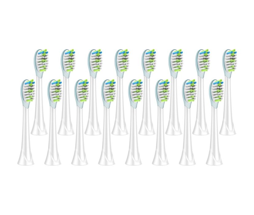 KOMA NK17 - sada 16 náhradných hlavíc kompatibilných so zubnými kefkami Philips Sonicare Plaque Defense HX9044