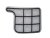 KOMA VF135 - 1 Stück Motorfilter KOMA VF135 für Staubsauger Vorwerk VK 135, VK 136