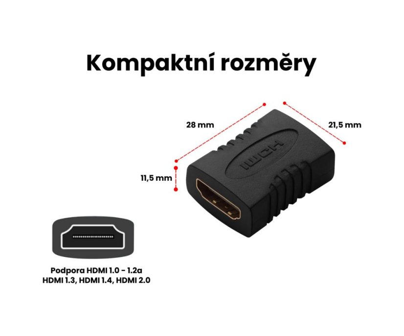 KOMA HDMI Adapter, 4K Kabelanschluss