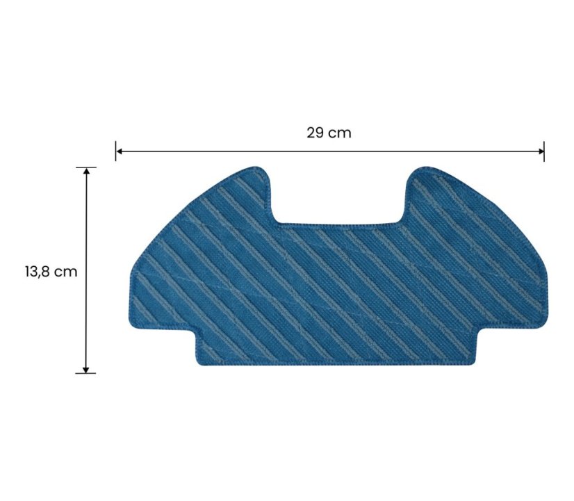 KOMA MT07 - Mop-Set kompatibel mit Sencor SRV 8550, 2 Stück im Pack